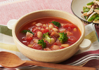 食べる豆トマトスープ