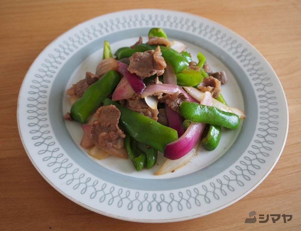 牛肉と野菜のみそ炒め