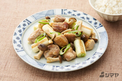 鶏肉のねぎま風炒め
