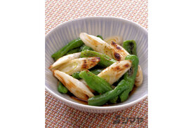 白ねぎとししとうの焼きびたし