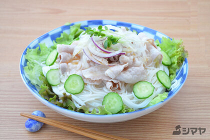 豚しゃぶサラダそうめん