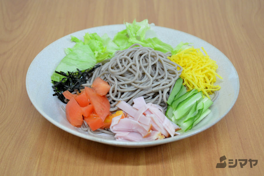 冷やし中華風サラダそば