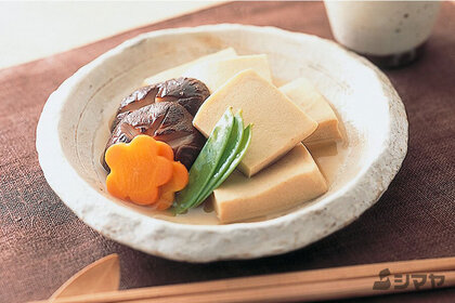 高野豆腐の炊き合わせ