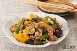 豚肉と野菜のだし炒め