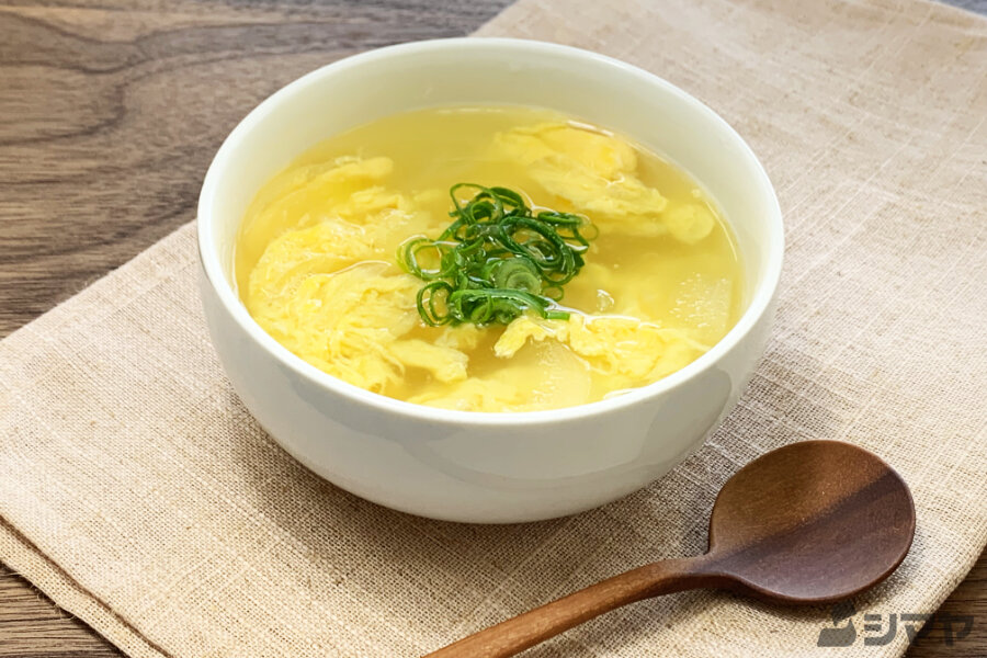 とり塩だしの卵スープ