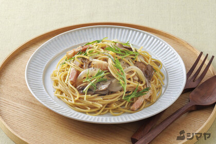ベーコンの和風パスタ