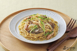 ベーコンの和風パスタ