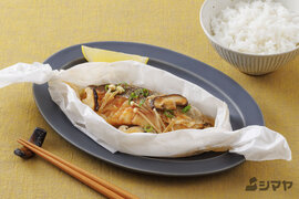 魚のレンジ包み焼き