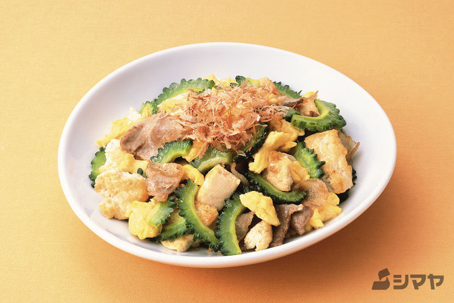 ゴーヤーチャンプルー - レシピ - 株式会社シマヤ～やさしく、おいしく