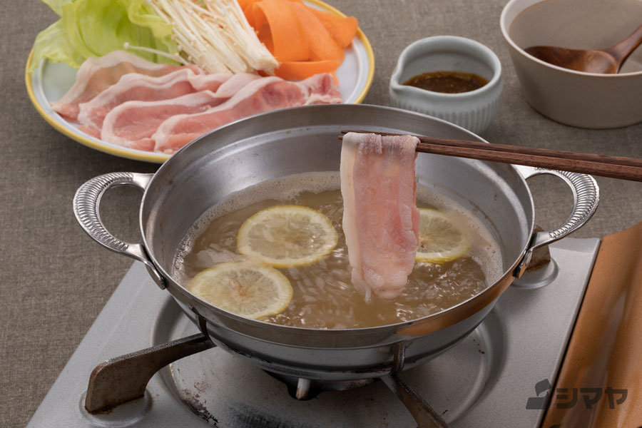 しゃぶしゃぶ　鍋 レモンしゃぶしゃぶ鍋 - レシピ - 株式会社シマヤ～やさしく、おいしく